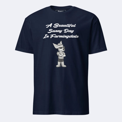 "A Beautiful Sunny Day in Farmingdale" T-Shirt